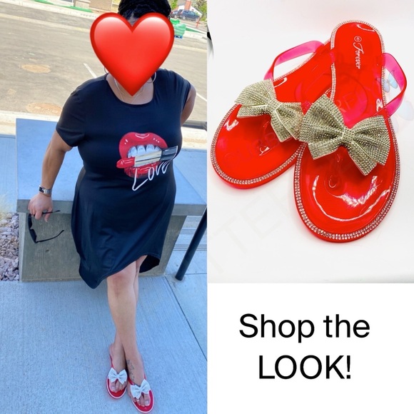 💄KISS MY LIPSTICK💄 Dress BLACK - Picture 3 of 5